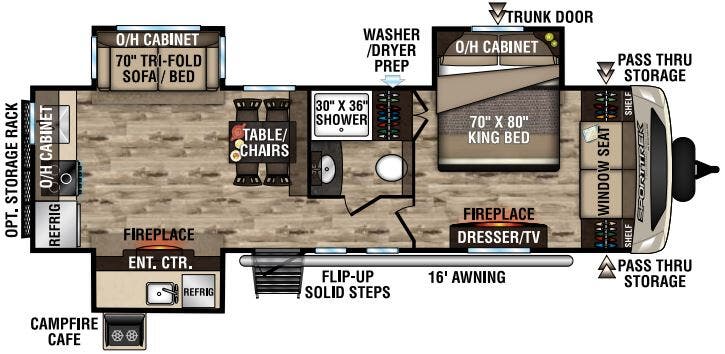 View 2020 Venture RV SportTrek Touring Edition STT293VRK complete specs and manufacturer brochures