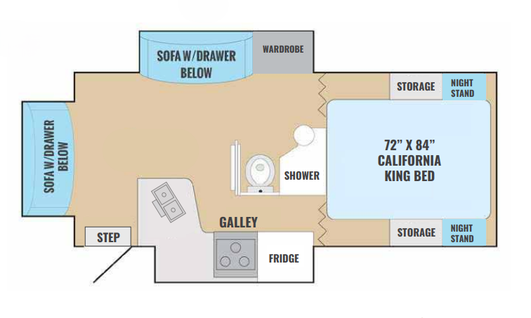 View 2021 Adventurer Eagle Cap 1200 complete specs and manufacturer brochures