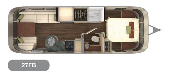 View 2021 Airstream International 27FB complete specs and manufacturer brochures
