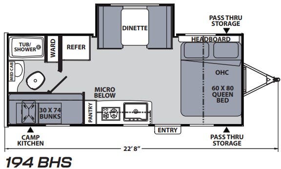 View 2021 Coachmen Apex Nano 194BHS complete specs and manufacturer brochures