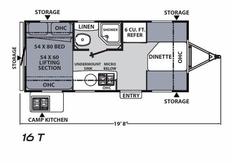 View 2021 Coachmen Apex Tera 16 T complete specs and manufacturer brochures