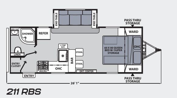 View 2021 Coachmen Apex Ultra-Lite 211 RBS complete specs and manufacturer brochures