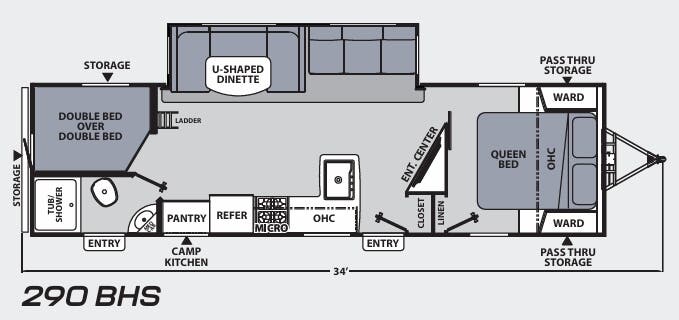 View 2021 Coachmen Apex Ultra-Lite 290 BHS complete specs and manufacturer brochures