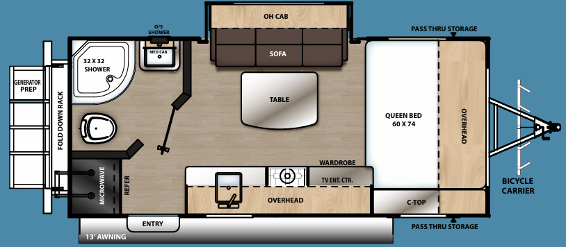 View 2021 Coachmen Catalina Expedition 192FQS complete specs and manufacturer brochures