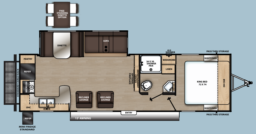 View 2021 Coachmen Catalina Legacy Edition 283RKS complete specs and manufacturer brochures