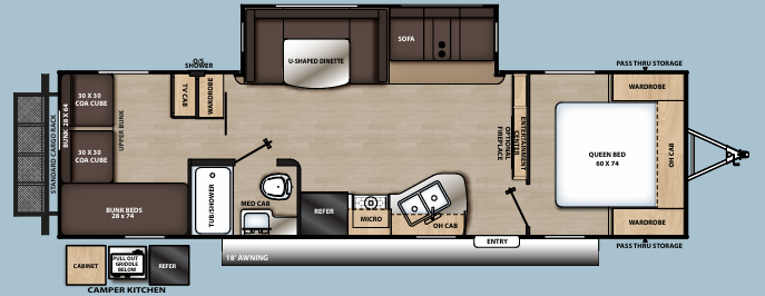 View 2021 Coachmen Catalina Legacy Edition 293QBCK complete specs and manufacturer brochures