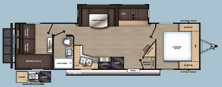 View 2021 Coachmen Catalina Legacy Edition 303QBCK complete specs and manufacturer brochures