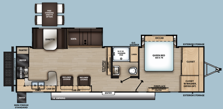 View 2021 Coachmen Catalina Legacy Edition 303RKDS complete specs and manufacturer brochures