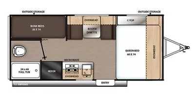View 2021 Coachmen Catalina Summit Series 7 174BH complete specs and manufacturer brochures