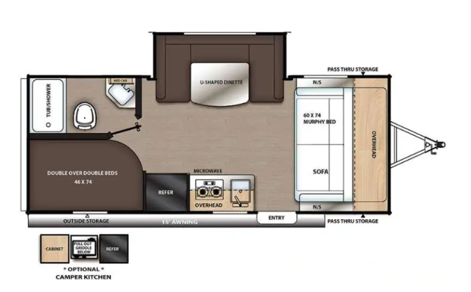 View 2021 Coachmen Catalina Summit Series 7 184BHS complete specs and manufacturer brochures