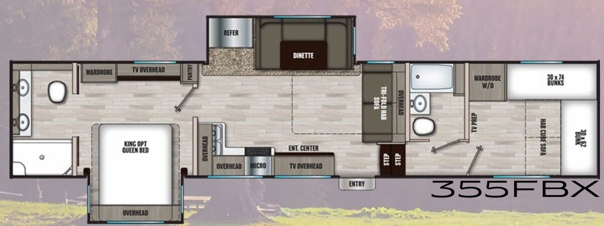 View 2021 Coachmen Chaparral X Edition 355FBX complete specs and manufacturer brochures