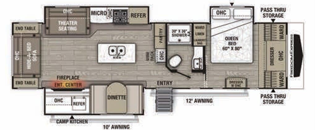 View 2021 Coachmen Freedom Express Maple Leaf Edition 324 RLDSLE complete specs and manufacturer brochures
