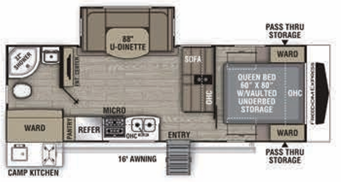 View 2021 Coachmen Freedom Express Ultra Lite 248 RBS complete specs and manufacturer brochures
