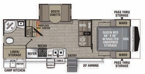 View 2021 Coachmen Freedom Express Ultra Lite 252 RBS complete specs and manufacturer brochures