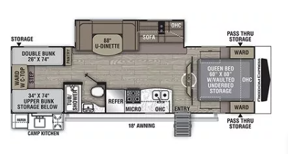 View 2021 Coachmen Freedom Express Ultra Lite 294 BHDS complete specs and manufacturer brochures