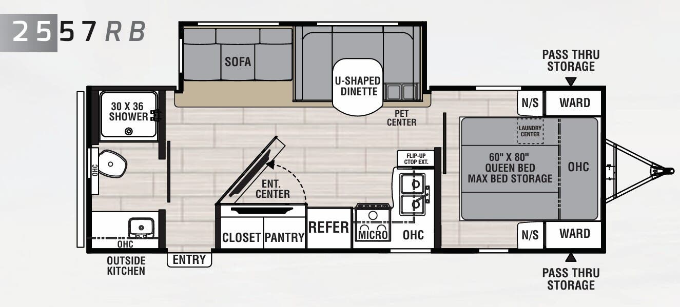 View 2021 Coachmen Northern Spirit 2557RB complete specs and manufacturer brochures