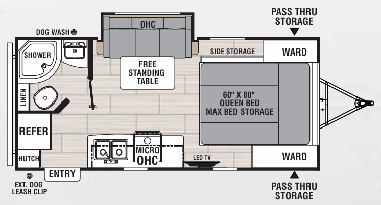 View 2021 Coachmen Northern Spirit XTR 1840RBX complete specs and manufacturer brochures