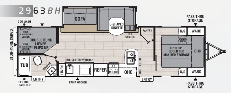 View 2021 Coachmen Spirit 2963BH complete specs and manufacturer brochures