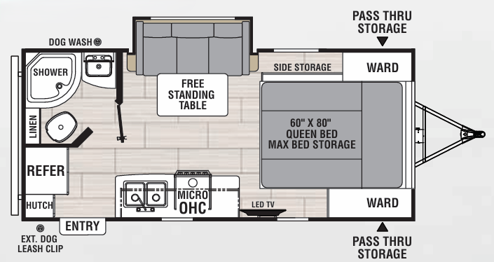 View 2021 Coachmen Spirit XTR 1840RBX complete specs and manufacturer brochures