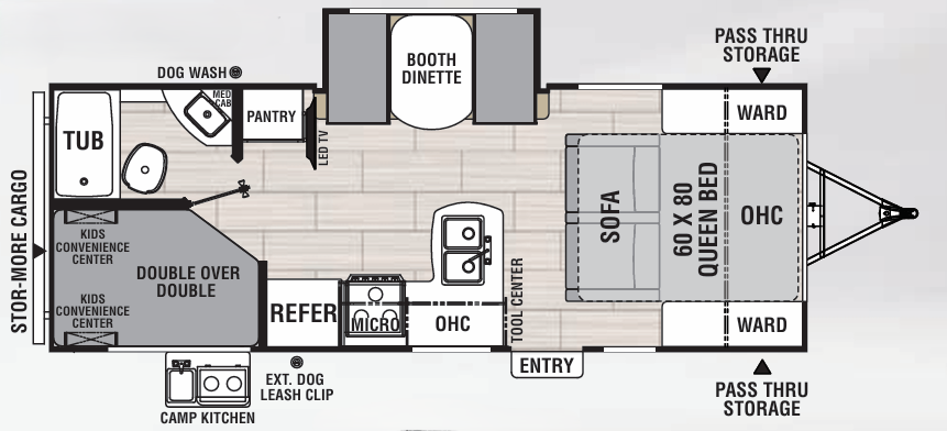 View 2021 Coachmen Spirit XTR 2146BHX complete specs and manufacturer brochures