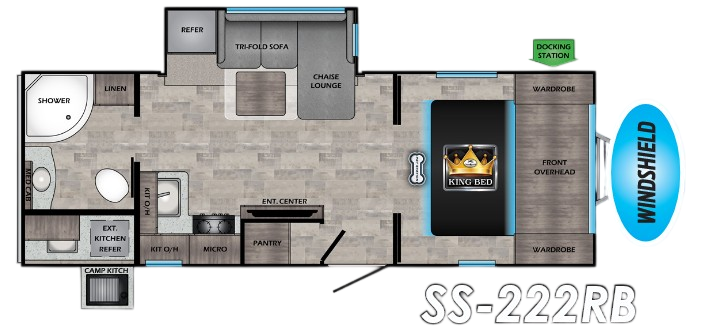 View 2021 CrossRoads Sunset Trail Super Lite SS-222RB complete specs and manufacturer brochures