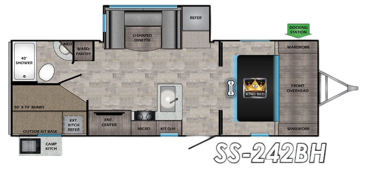 View 2021 CrossRoads Sunset Trail Super Lite SS-242BH complete specs and manufacturer brochures