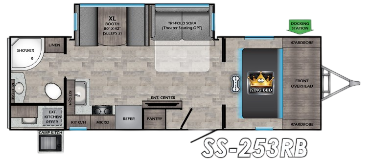 View 2021 CrossRoads Sunset Trail Super Lite SS-253RB complete specs and manufacturer brochures