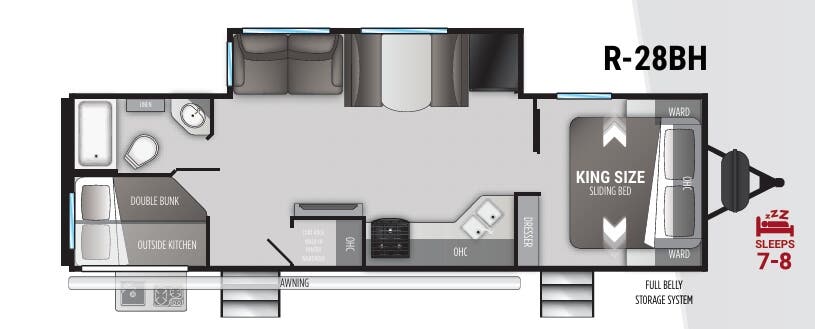 View 2021 Cruiser RV Radiance 28BH complete specs and manufacturer brochures