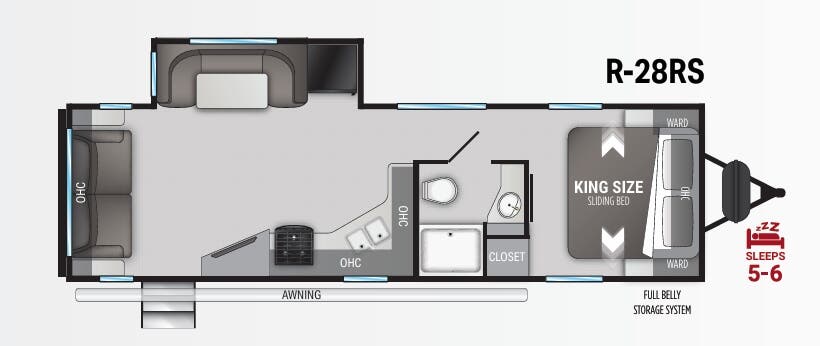 View 2021 Cruiser RV Radiance 28RS complete specs and manufacturer brochures