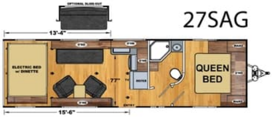 View 2021 Eclipse Attitude 27SAG complete specs and manufacturer brochures