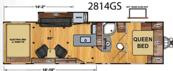 View 2021 Eclipse Attitude 2814GS complete specs and manufacturer brochures