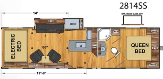 View 2021 Eclipse Attitude 2814SS complete specs and manufacturer brochures