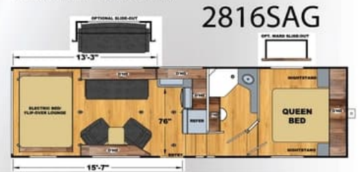 View 2021 Eclipse Attitude 2816SAG complete specs and manufacturer brochures