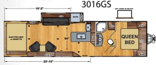 View 2021 Eclipse Attitude 3016GS complete specs and manufacturer brochures