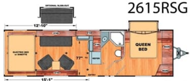 View 2021 Eclipse Iconic 2615RSG complete specs and manufacturer brochures
