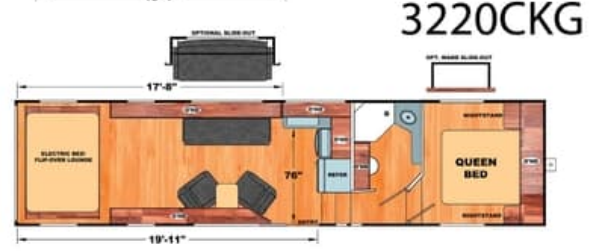View 2021 Eclipse Iconic 3220CKG complete specs and manufacturer brochures