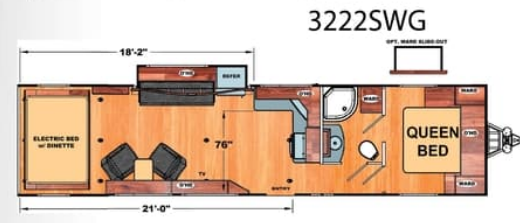 View 2021 Eclipse Iconic 3222SWG complete specs and manufacturer brochures