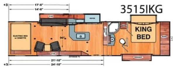 View 2021 Eclipse Iconic 3515IKG complete specs and manufacturer brochures