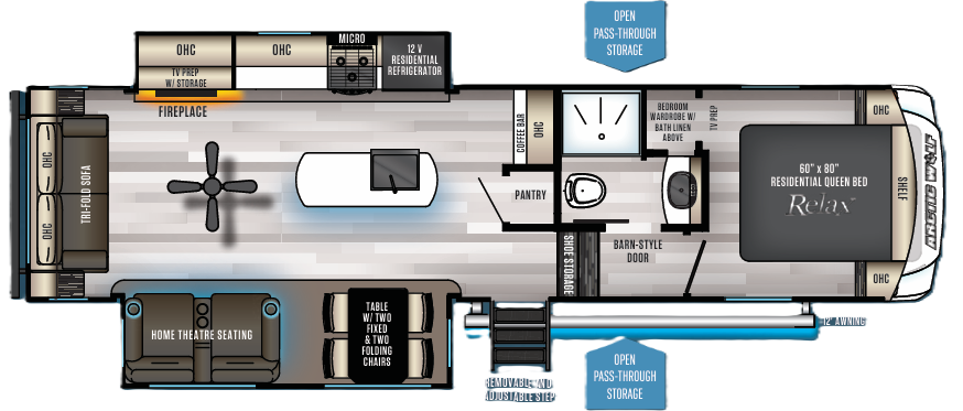 View 2021 Forest River Cherokee Arctic Wolf 291RL complete specs and manufacturer brochures