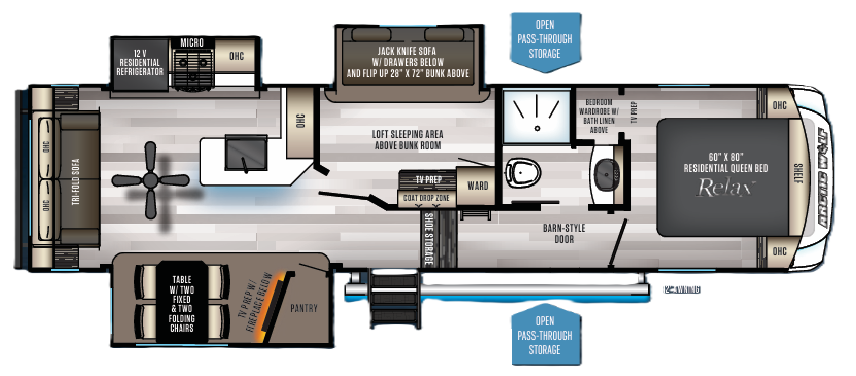 View 2021 Forest River Cherokee Arctic Wolf 298LB complete specs and manufacturer brochures