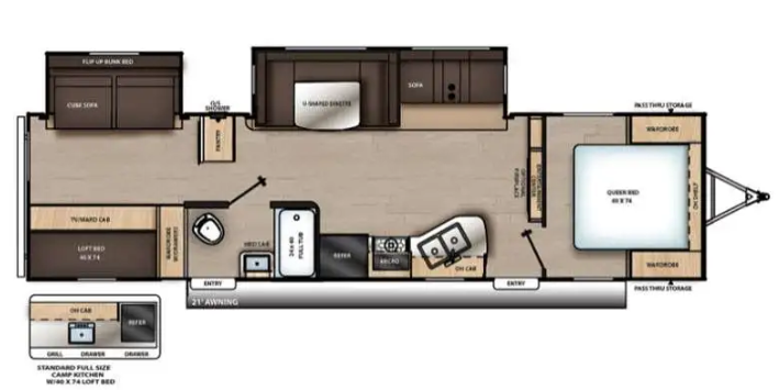 View 2021 Forest River Aurora 32BDS complete specs and manufacturer brochures