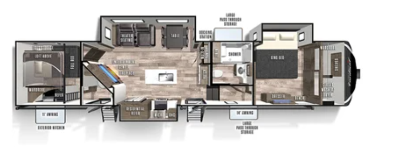 View 2021 Forest River Cardinal Limited 352BHLE complete specs and manufacturer brochures