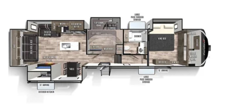 View 2021 Forest River Cardinal Limited 377MBLE complete specs and manufacturer brochures