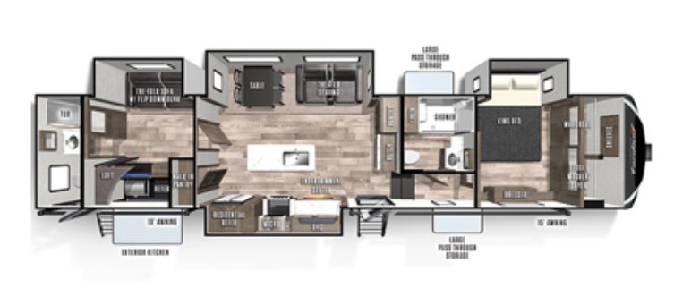 View 2021 Forest River Cardinal Limited 383BHLE complete specs and manufacturer brochures