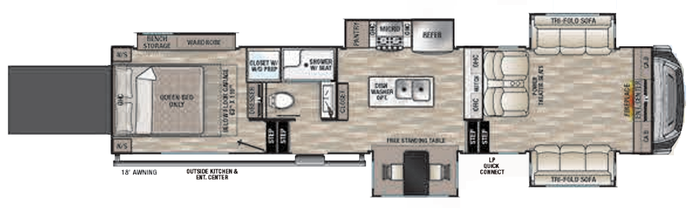 View 2021 Forest River Cedar Creek 385TH complete specs and manufacturer brochures