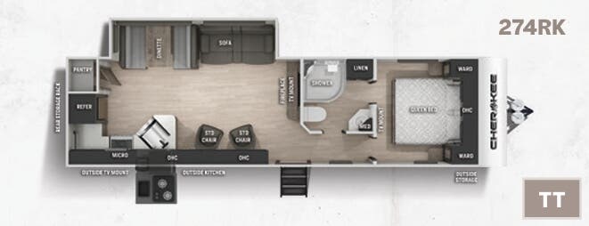 2021 Forest River Cherokee 274RK specs and literature guide