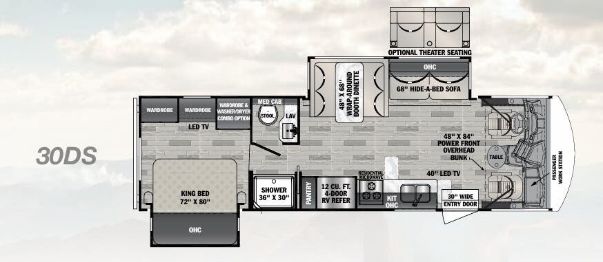 View 2021 Forest River FR3 30DS complete specs and manufacturer brochures