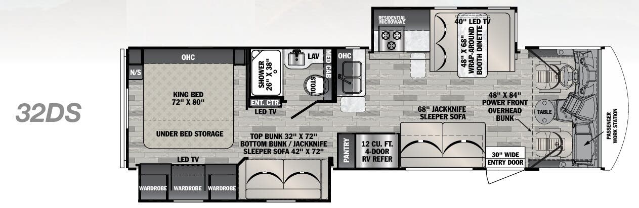 View 2021 Forest River FR3 32DS complete specs and manufacturer brochures