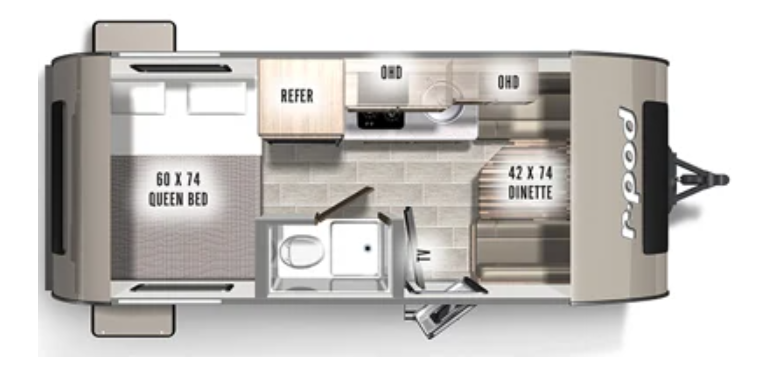 View 2021 Forest River R-Pod RP-171 complete specs and manufacturer brochures