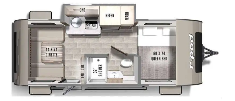 View 2021 Forest River R-Pod RP-190 complete specs and manufacturer brochures